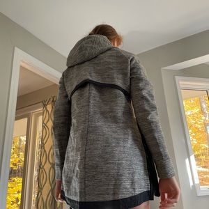 Lulu lemon zip up jacket with side zippers and hood